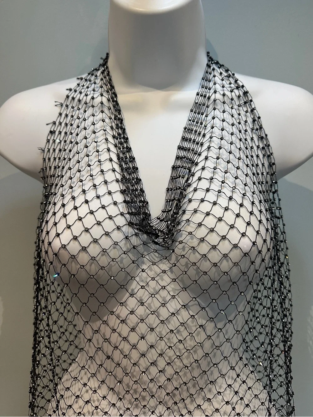 Yandy Fishnet Jewel Lingerie Large/XLarge - Picture 2 of 15